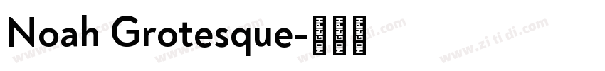 Noah Grotesque字体转换
